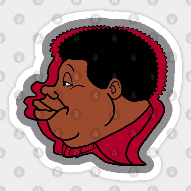 Fat Albert Smiley Sticker by HARDER.CO